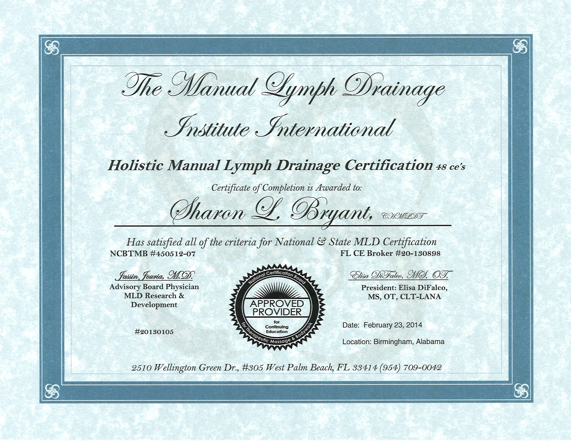 MLD Certificate