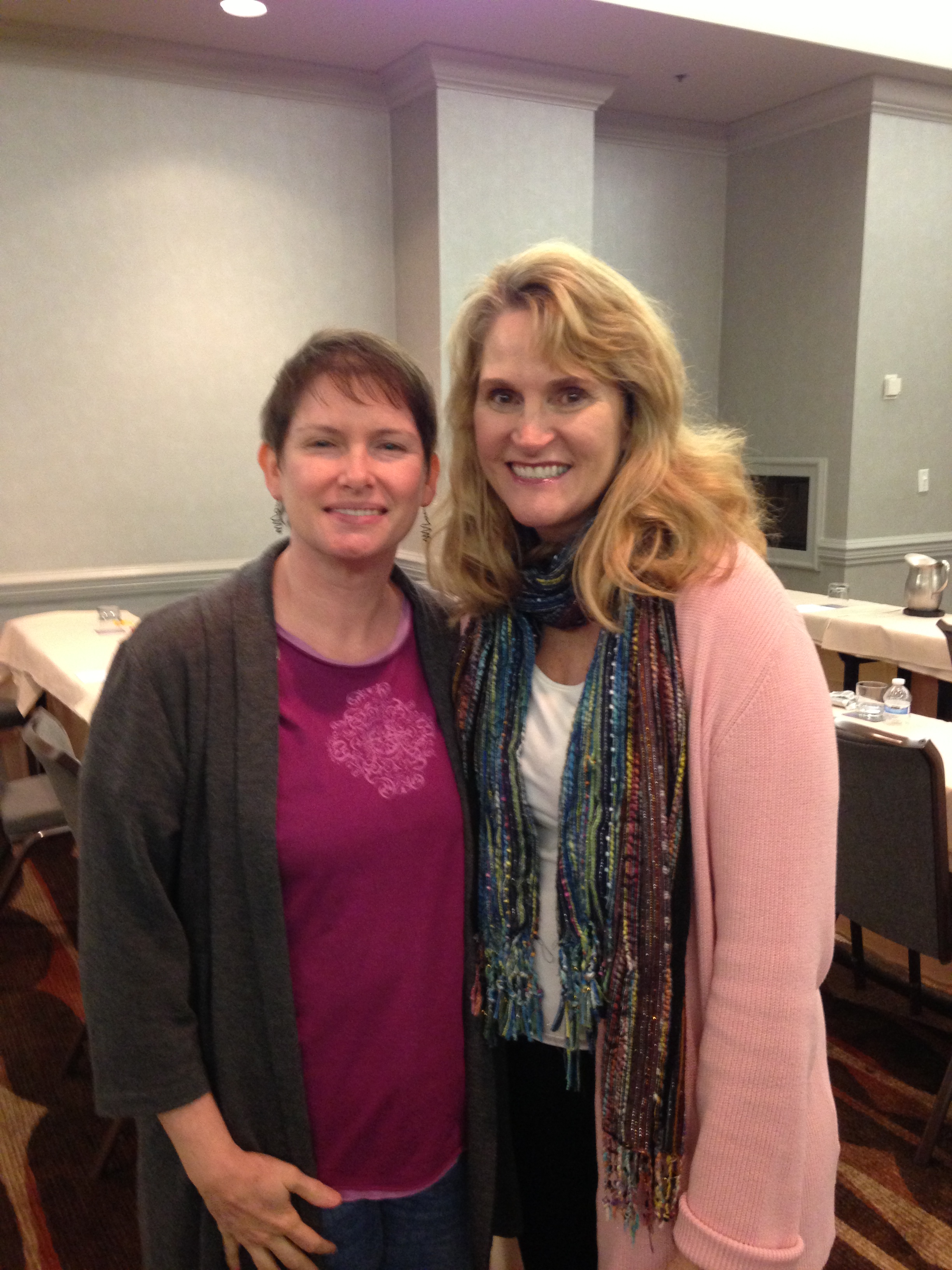 Sharon with Susan Salvo at the 2014 AMTA-AL Spring Convention